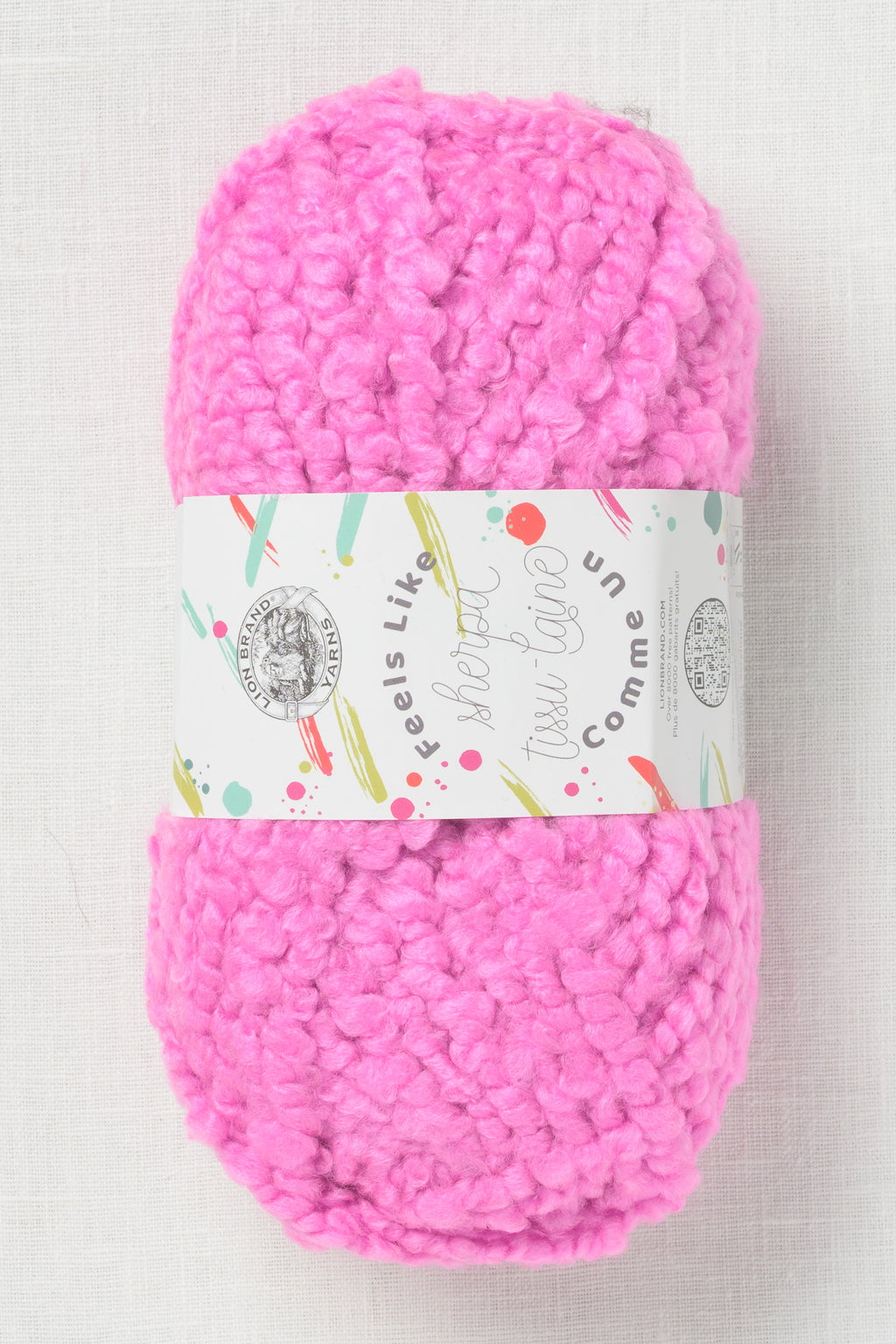 Lion Brand Feels Like Sherpa 146C Orchid