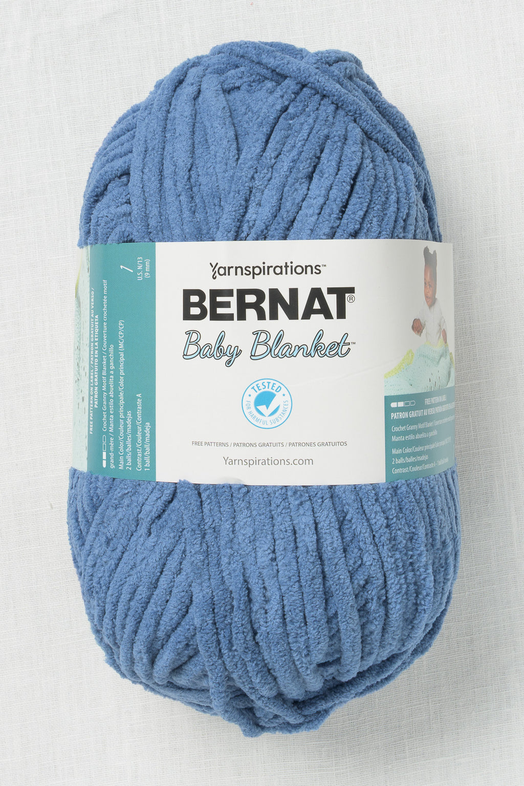 Bernat Baby Blanket Big Ball Baby Denim - Main Image