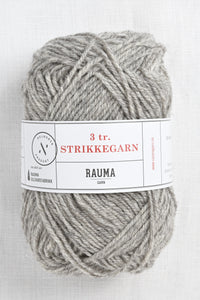Rauma 3-Ply Strikkegarn 104 Gray Heather
