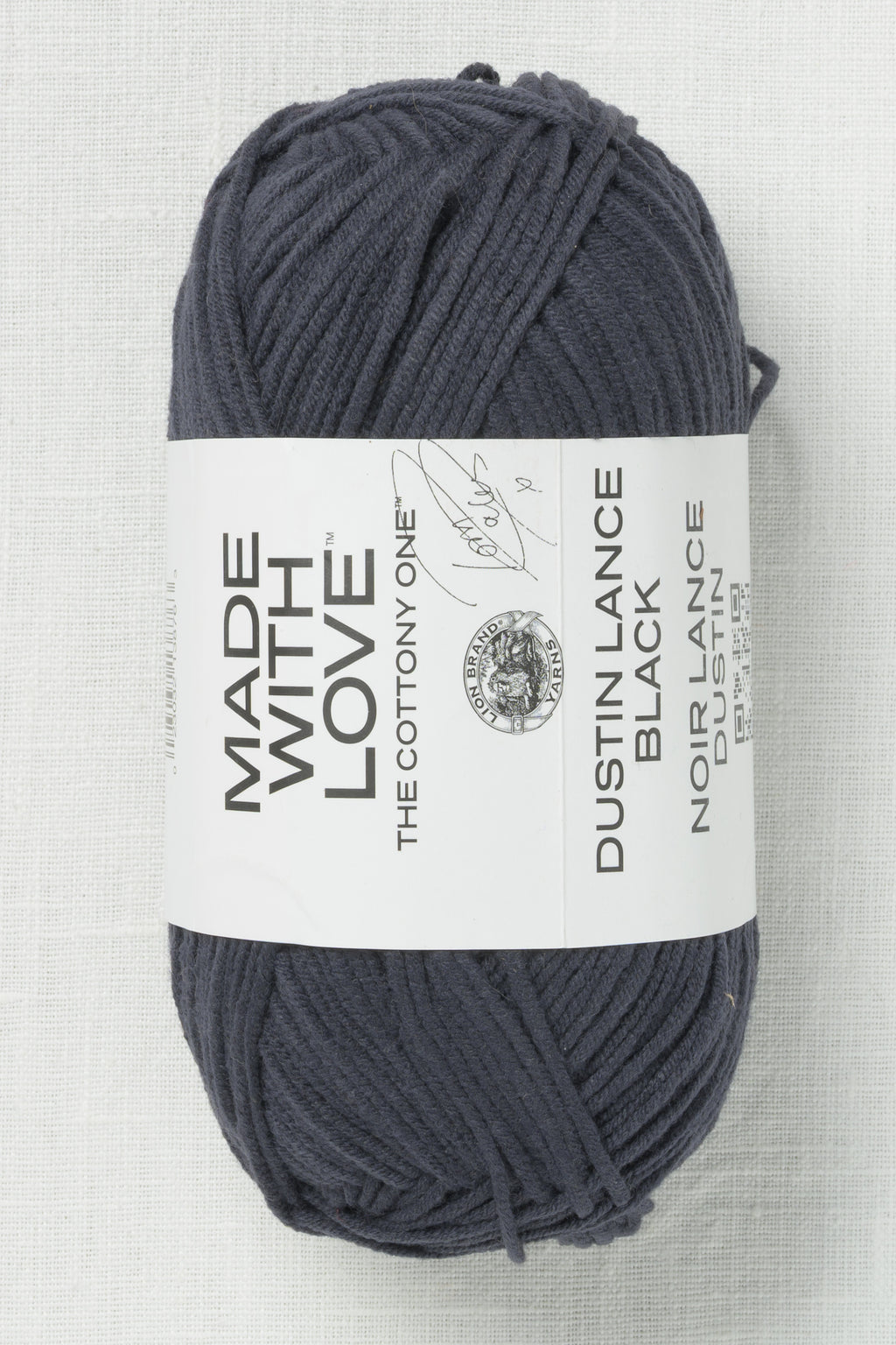 Lion Brand Made With Love The Cottony One 153AQ Dustin Lance Black
