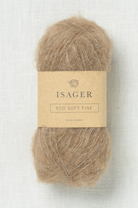 Isager Soft Fine E7s Sandstone Undyed