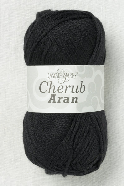 Cascade Cherub Aran 40 Black