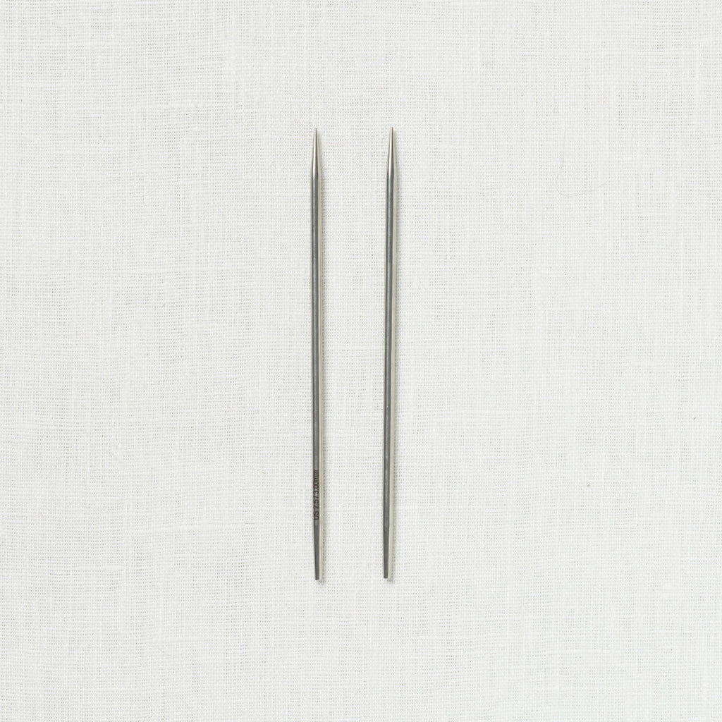 Lykke Flight 5" Interchangeable Mini Needle Set, US 0-2.5, Denim