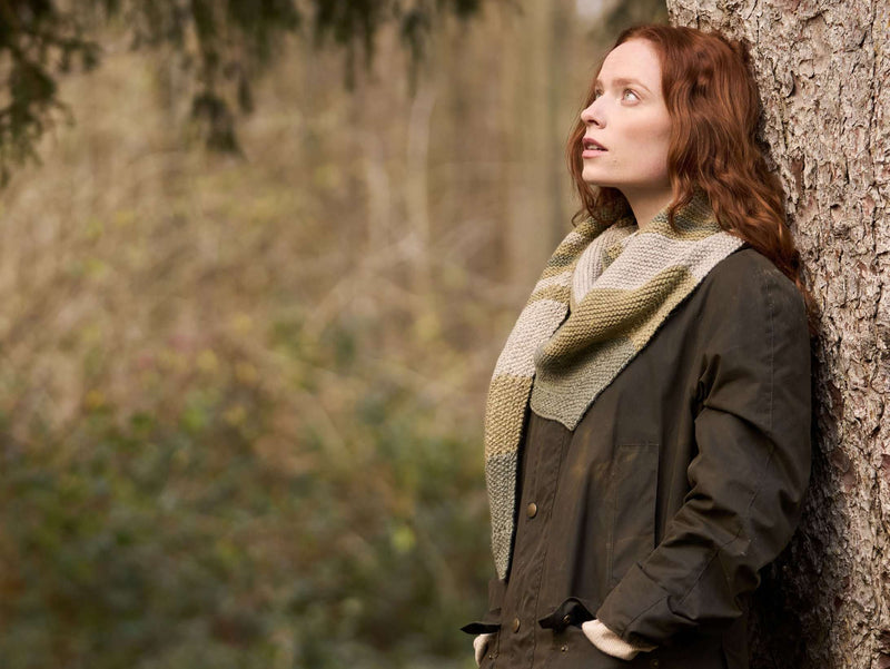 Hebden Shawl by Bramble & Fleece