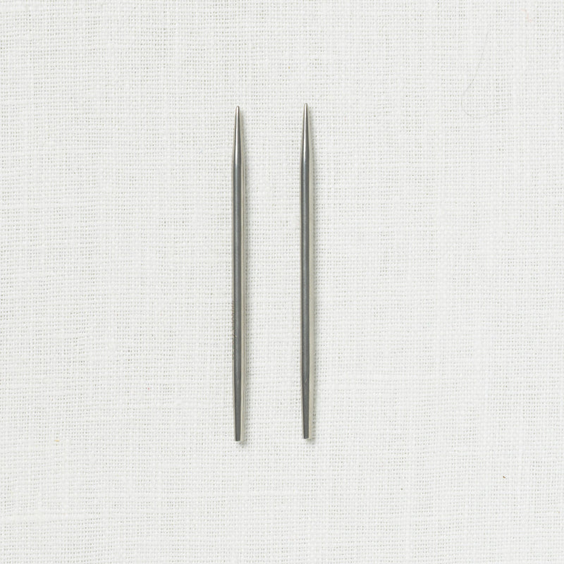 Lykke Flight 3.5" Interchangeable Mini Needle Set, US 0-2.5, Denim