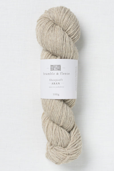 Bramble & Fleece Sheepsoft Aran 340 Bishopdale (Undyed)