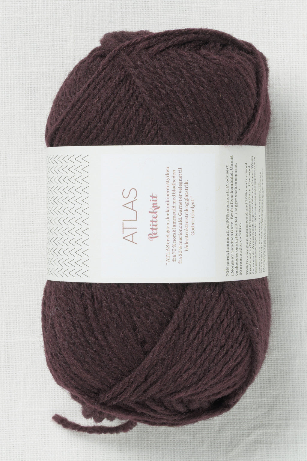 Sandnes Garn Atlas 4682 Atlas Velvet Fig (PetiteKnit Color Palette)