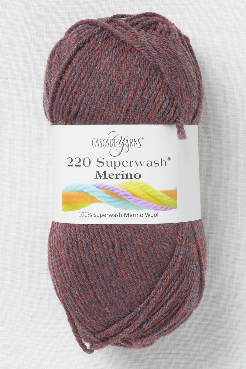 Cascade 220 Superwash Merino 147 Red Jasper Heather