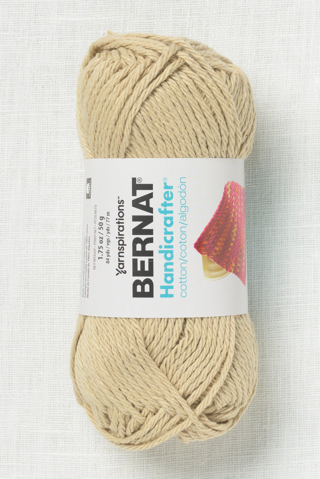Bernat Handicrafter Cotone Grigio - Confezione 2 Gomitoli Da 400g, 4 Medium