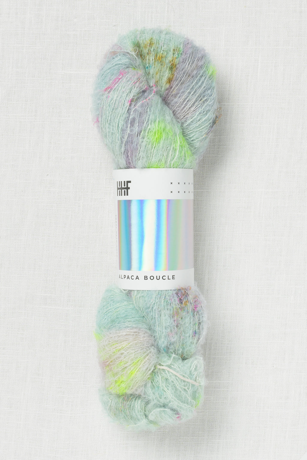 Hedgehog Fibres Alpaca Boucle Seaglass
