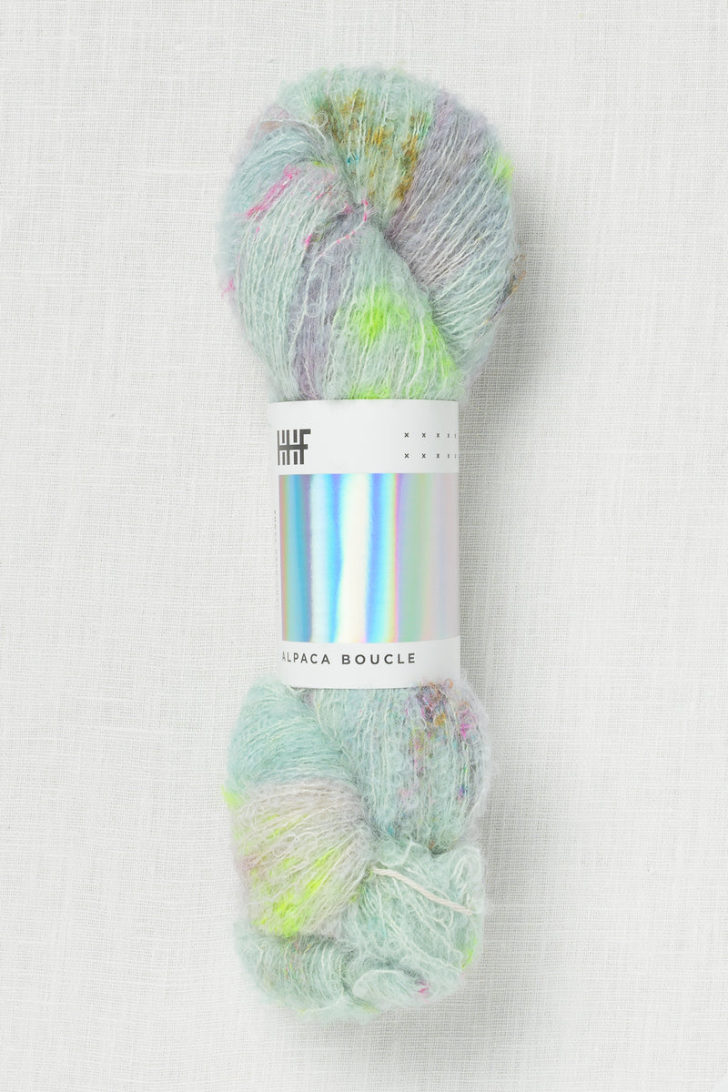 Hedgehog Fibres Alpaca Boucle Seaglass