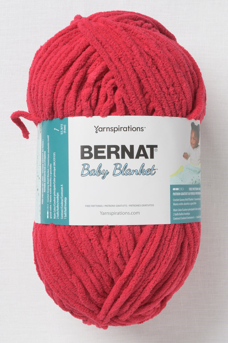 Bernat Baby Blanket Big Ball Race Car Red