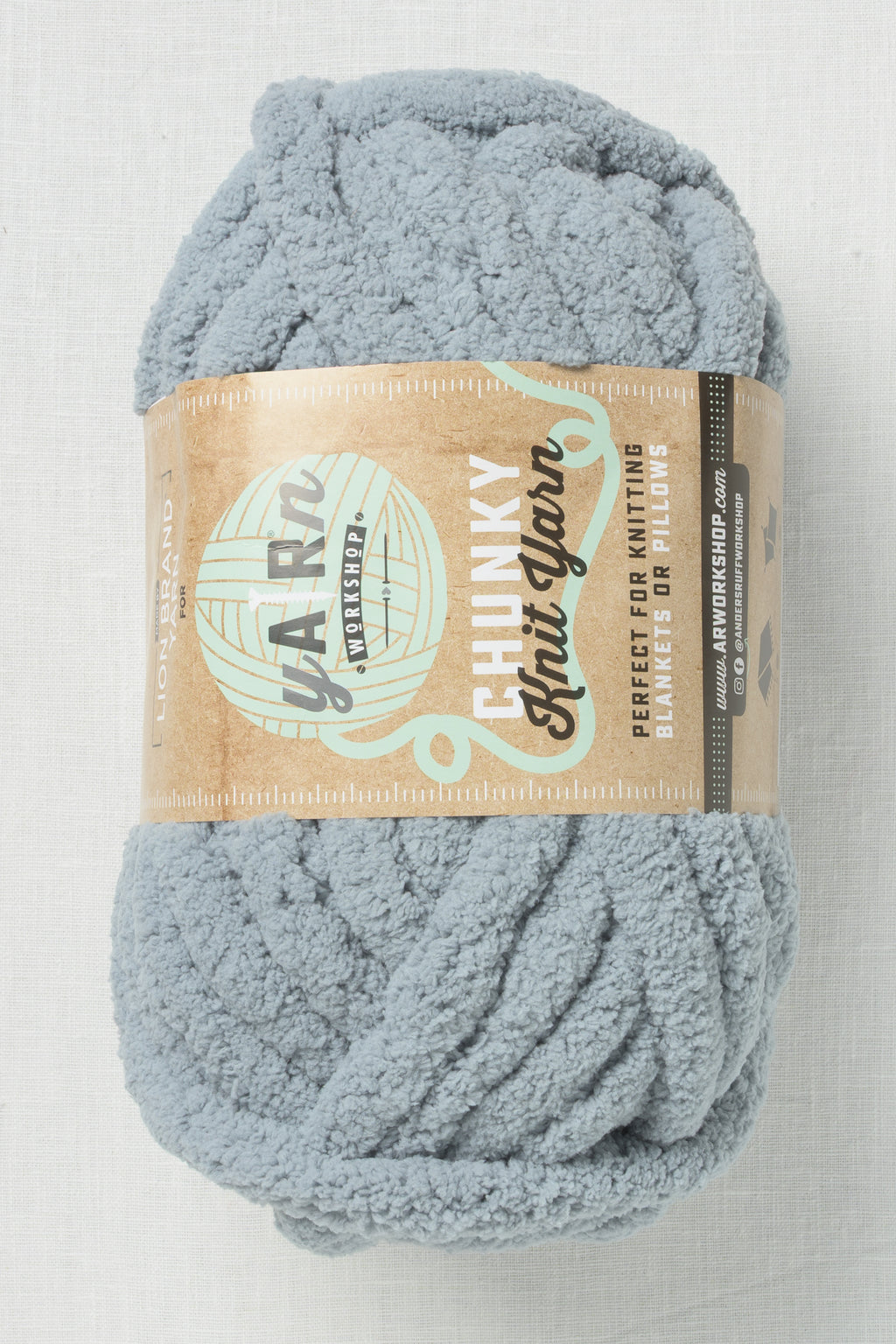 Lion Brand AR Workshop Chunky Knit 148X Fog