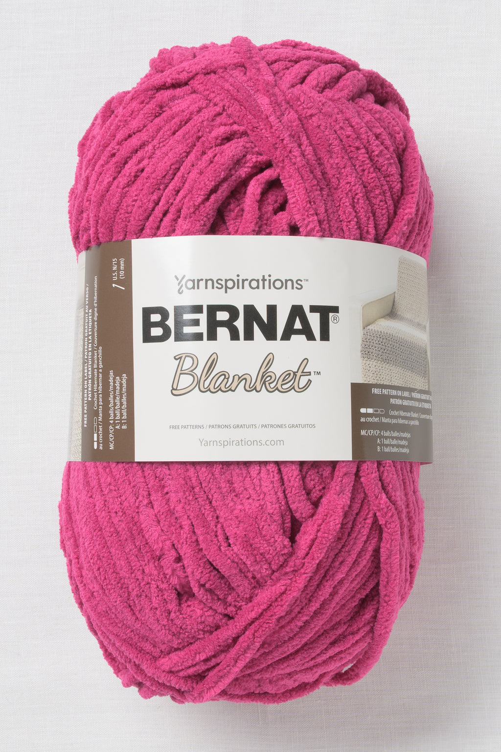 Bernat Blanket Deep Fuchsia