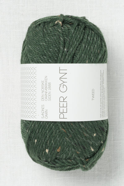 Sandnes Garn Peer Gynt Tweed 8085 Forest Green Tweed
