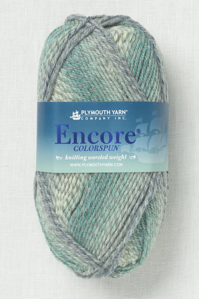 Plymouth Encore Worsted Colorspun 7991 Oceandrift