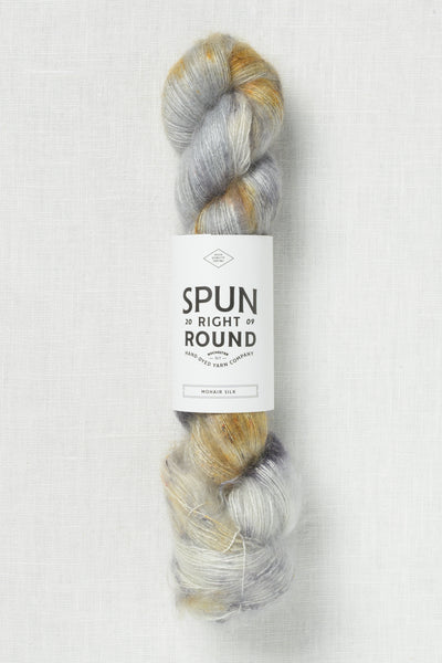 Spun Right Round Mohair Silk Lace Ashes