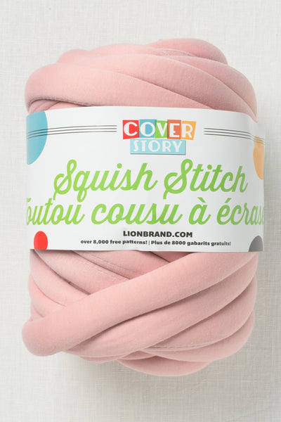 Lion Brand Cover Story Squish Stitch 101BZ Sweet Pink