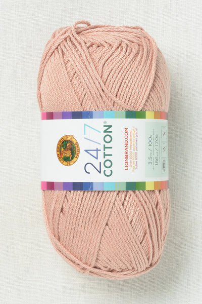 Lion Brand 24/7 Cotton 123AZ Beechnut