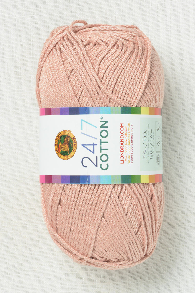 Lion Brand 24/7 Cotton 123AZ Beechnut
