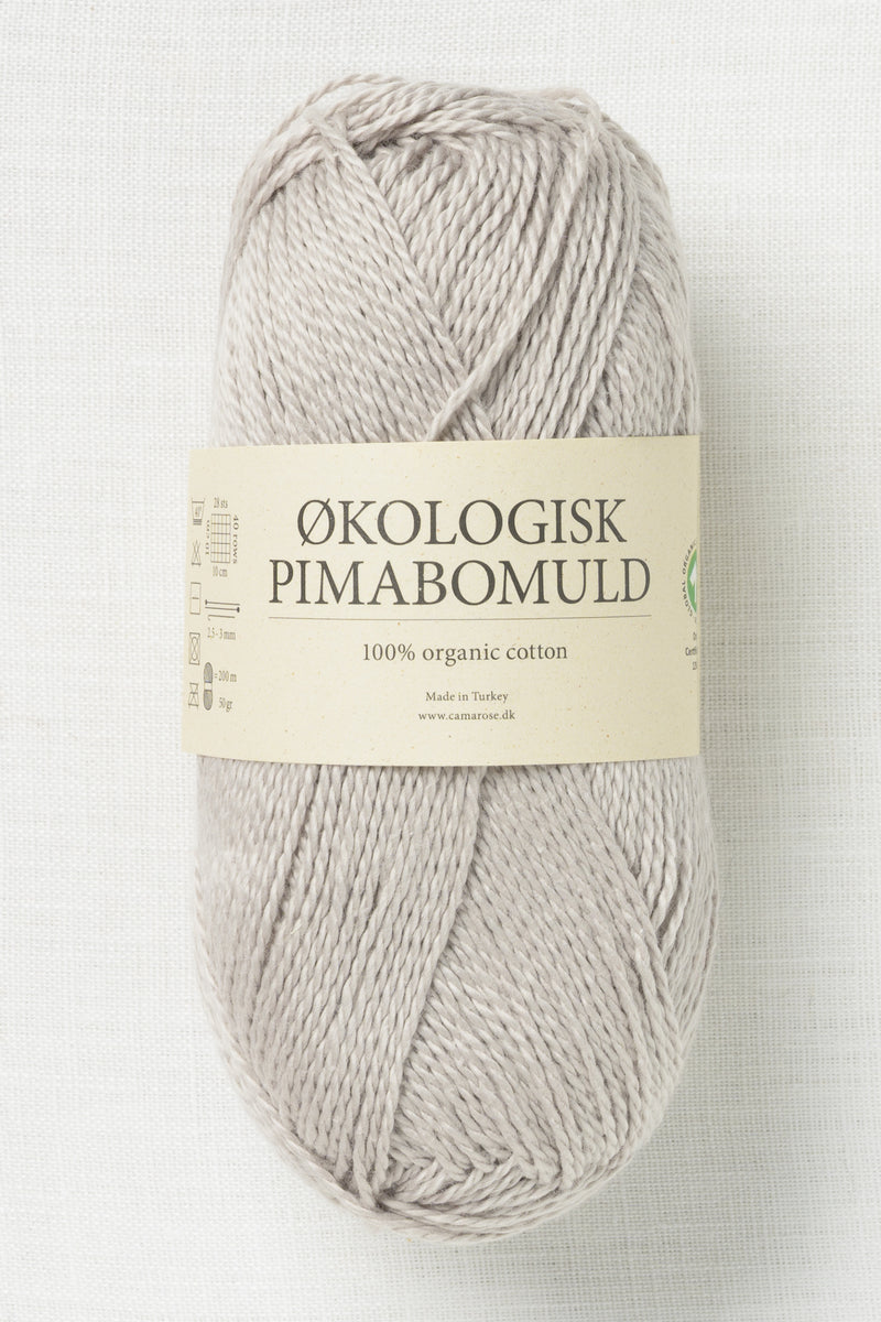 CaMaRose Økologisk Pimabomuld 3722 Sølv (Silver)