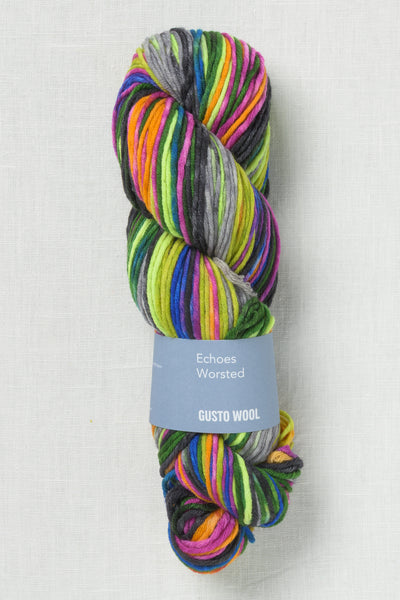 Gusto Wool Echoes Worsted 4512 Neon Story