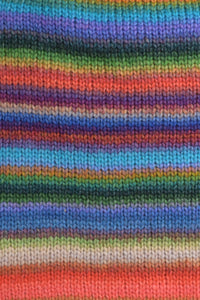 Lang Yarns Cloud 2 Blue, Green, Orange swatch