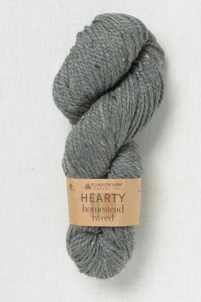 Plymouth Hearty Homestead Tweed 705 Medium Grey Heather Tweed