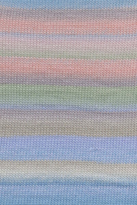 Lang Yarns Aurora 3 Blue Green Salmon Sand swatch