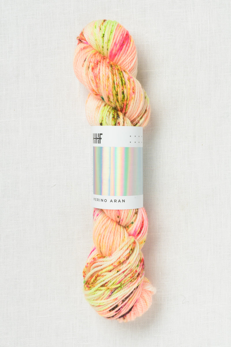 Hedgehog Fibres Merino Aran Peachy Keen