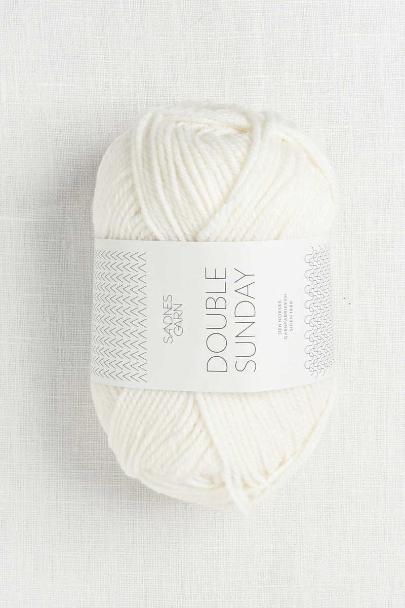 Sandnes Garn Double Sunday 1001 White