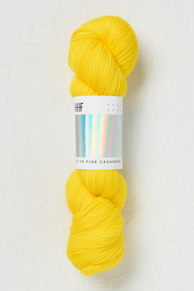 Hedgehog Fibres Oh So Fine Cashmere Egg Yolk