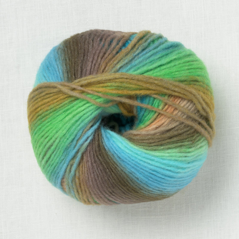 Lang Yarns Cloud 16 Green Turquoise Brass