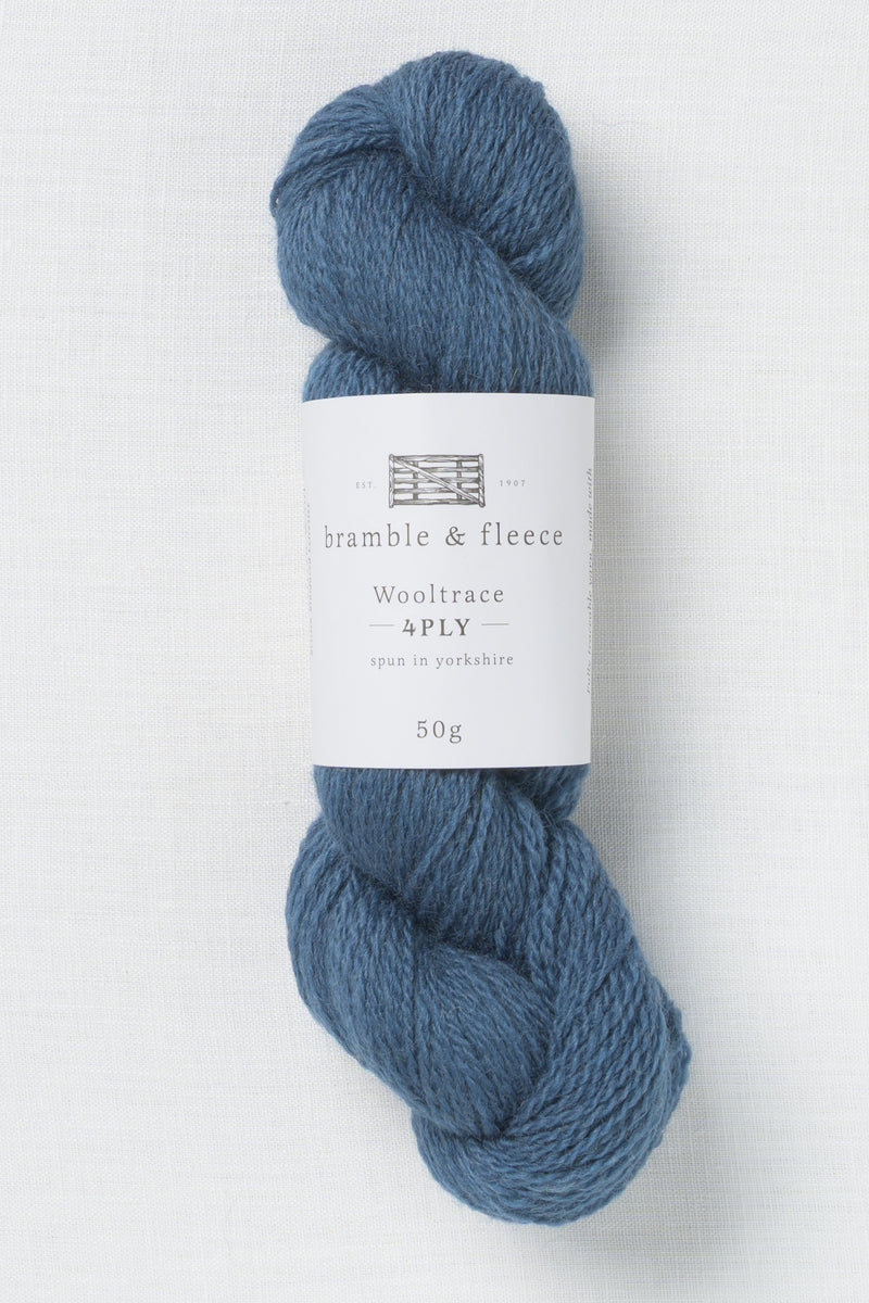 Bramble & Fleece Wooltrace 4ply 256 Denim