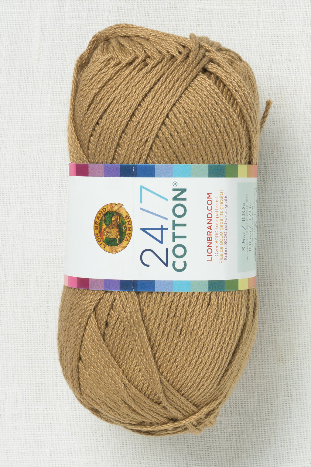 Wool Hay Lion Brand 24/7 Cotton 173AA Hay Bale – Wool and Company