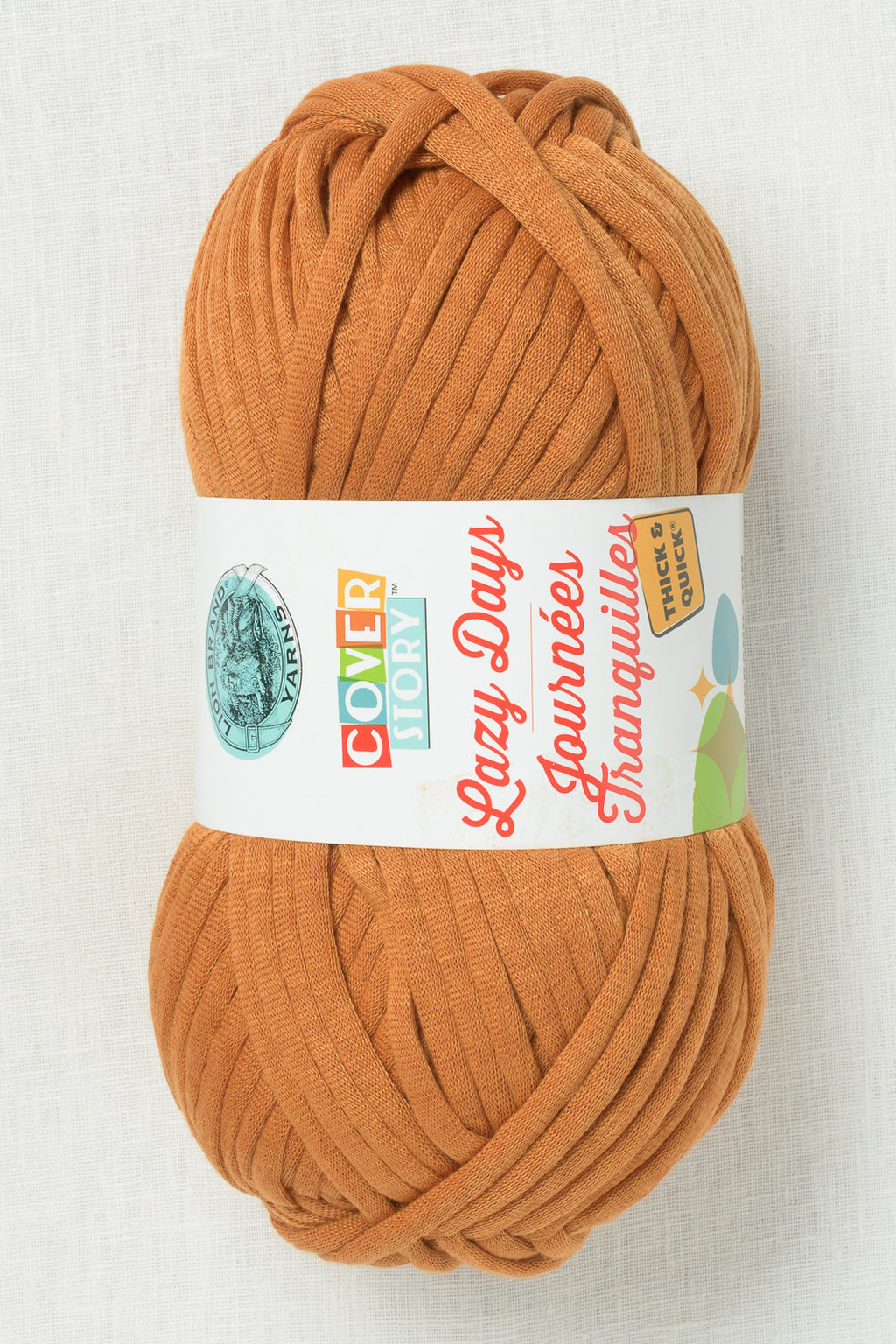 Lion Brand Cover Story Lazy Days Thick & Quick 186L Amber