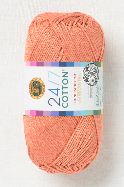 Lion Brand 24/7 Cotton 136AA Papaya
