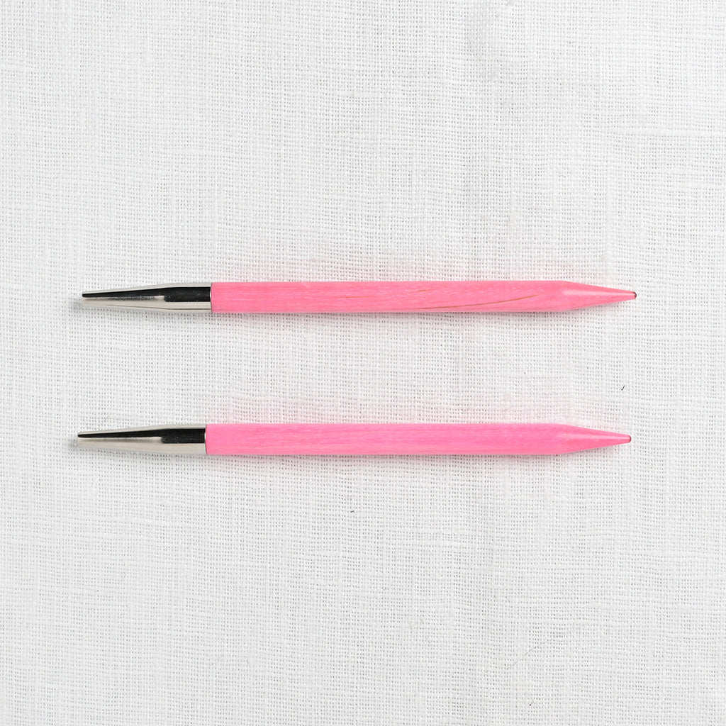 Lykke Blush 5" Interchangeable Circular Needle Set, Crimson Denim Case