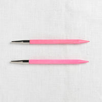 Lykke Blush 5" Interchangeable Circular Needle Set, Crimson Denim Case