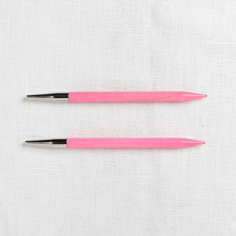 Lykke Blush 5" Interchangeable Circular Needle Set, Crimson Denim Case