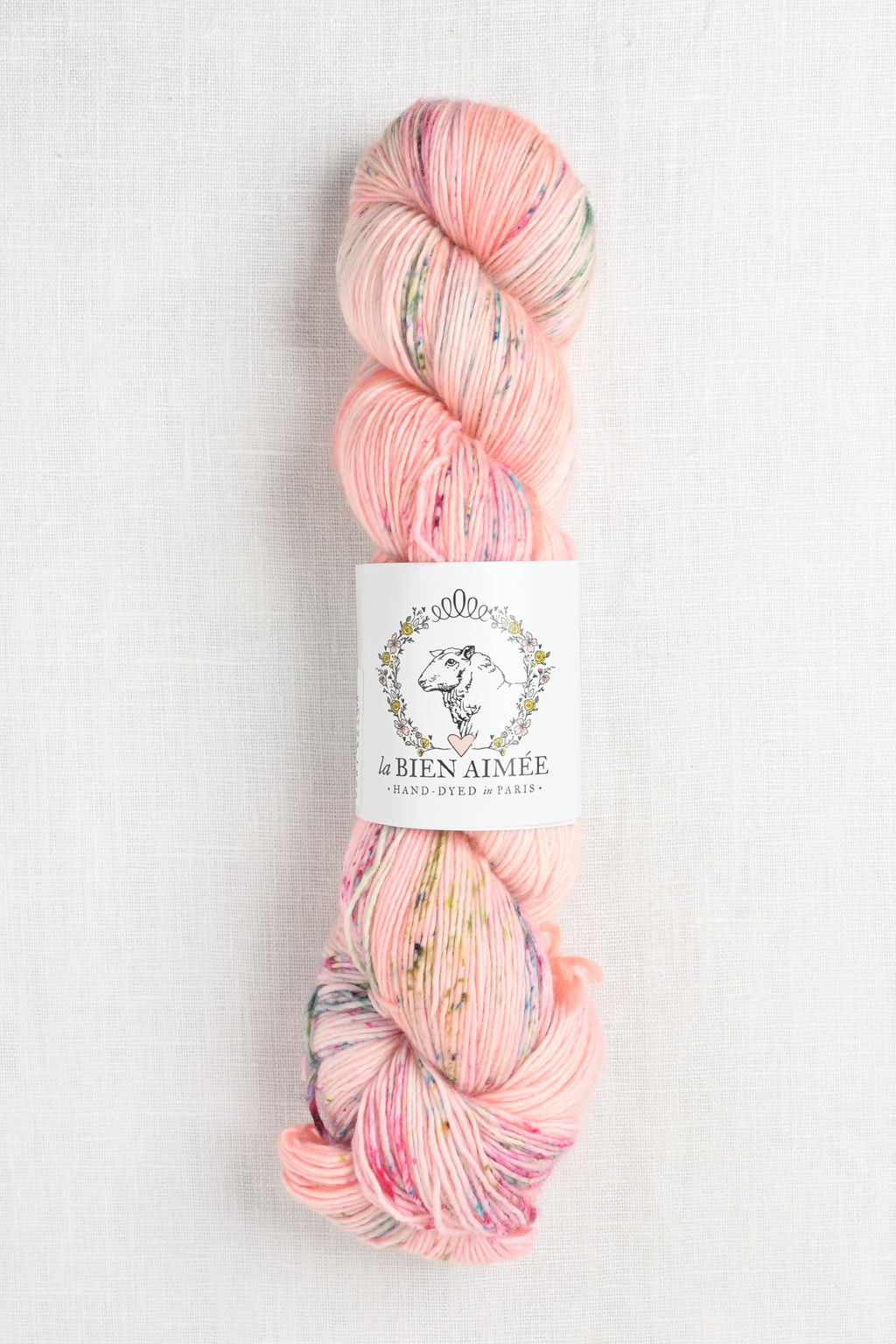 La Bien Aimee Soyeux Peach Pom Pom