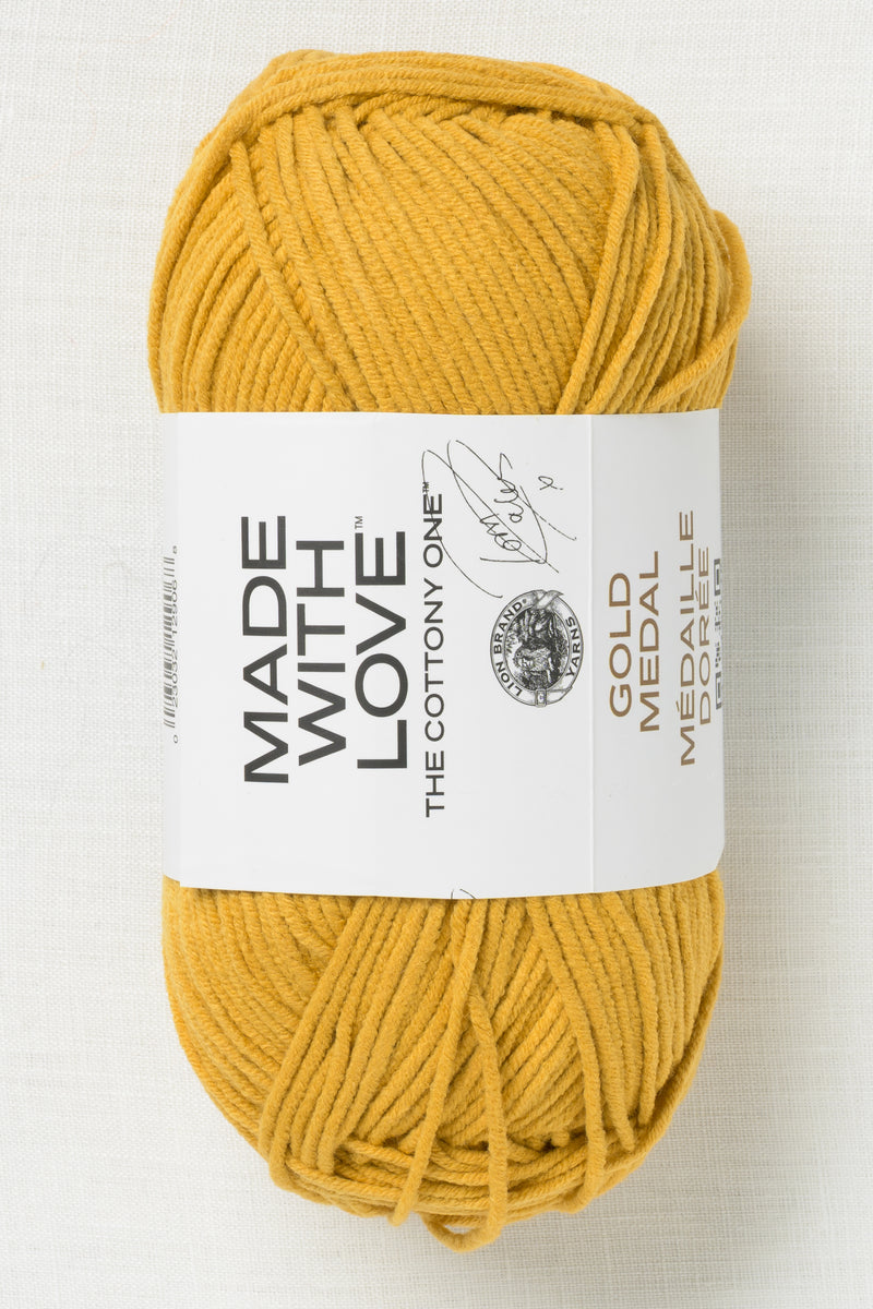Lion Brand Made With Love The Cottony One 158AN Gold Medal