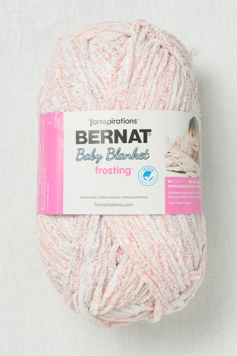 Bernat Baby Blanket Frosting Cozy Rosie