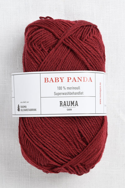 Rauma Baby Panda 28 Burgundy