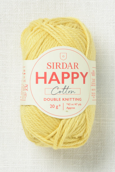 Sirdar Happy Cotton DK 771 Buttercup