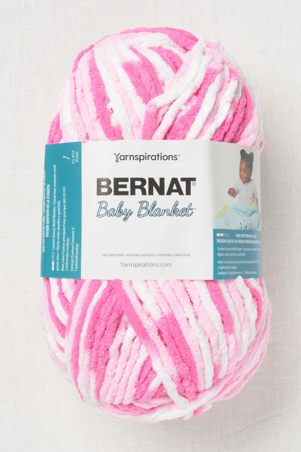 Bernat Baby Blanket Big Ball Pink Dreams
