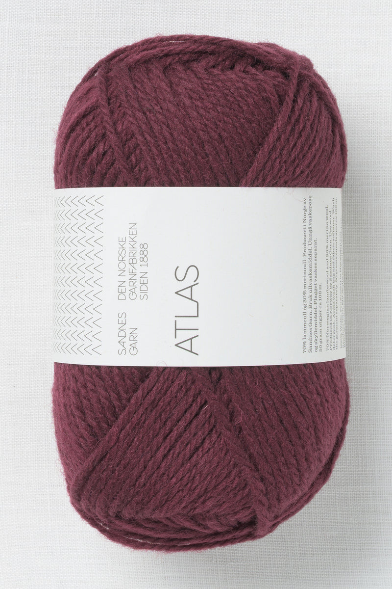Sandnes Garn Atlas 4372 Burgundy