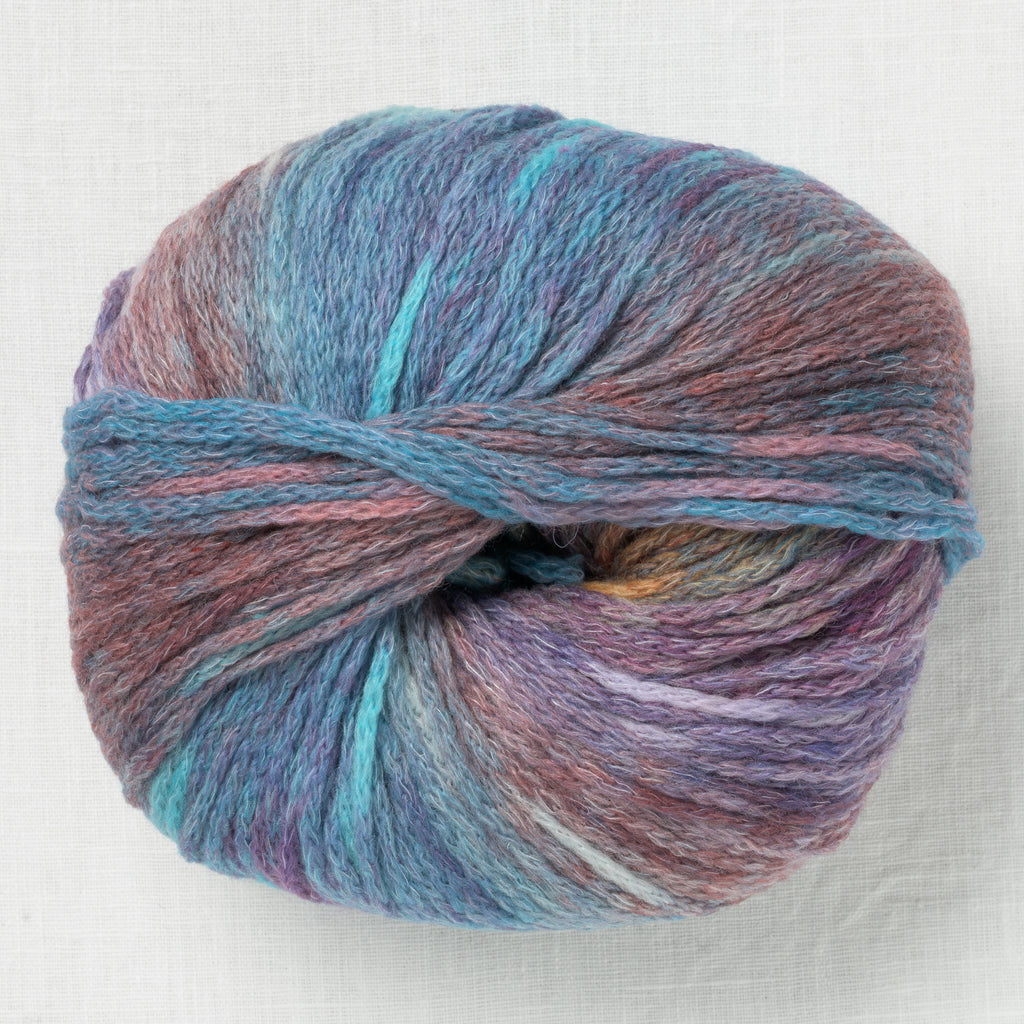 Lang Yarns Magnolia 11 Violet Orange Turquoise