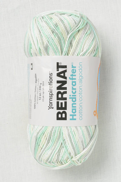 Bernat Handicrafter Cotton Prints and Ombres 340g Blended Bubble White