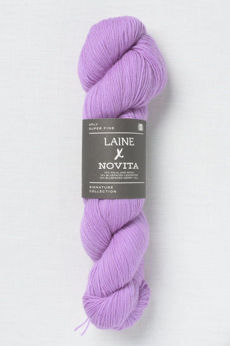 Laine X Novita 4ply 7171 Lilac Bloom